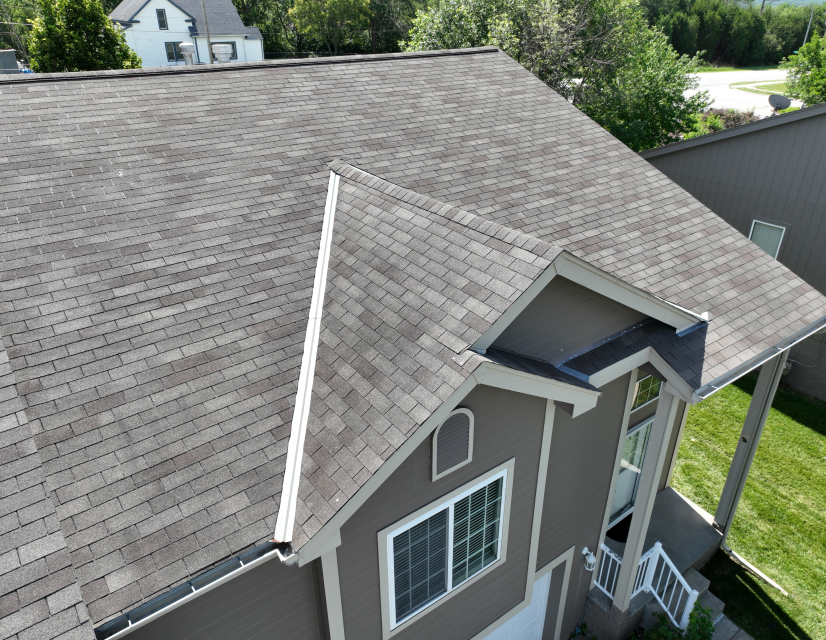Roof eave.